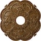 Ekena Millwork Rotherham Medallion (Canopies up to 3 1/2"), 18"OD x 3 1/2"ID x 1 1/2"P, Smokey Topaz Crackle CM17ROSTC - alternate 1